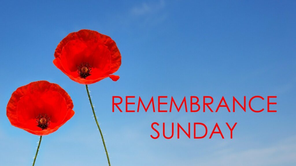 Worship and Activities during week commencing 9 November